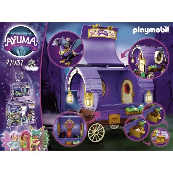 Chariot avec fée et phénix - PLAYMOBIL - 71031 - Ayuma-7