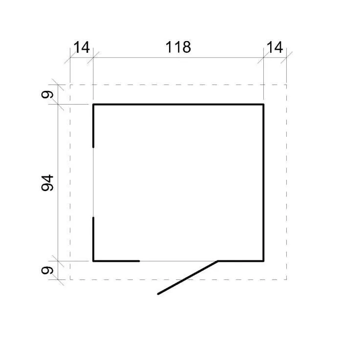 Maisonnette en Bois pour enfant - TIMBELA - H145 x 105 x 130 cm - Ep. 19 mm - Pin / épicéa-3