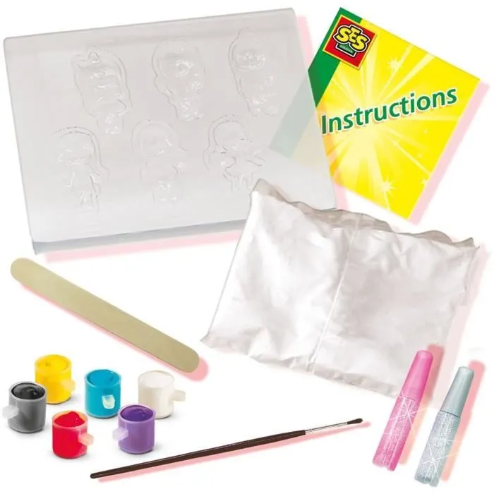 Casting et peinture - SES CREATIVE - Fashion Girls - Kit artistique-4