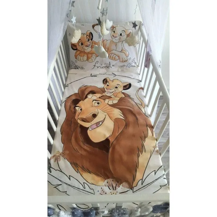 Parure de lit bébé Le Roi Lion Coton-2