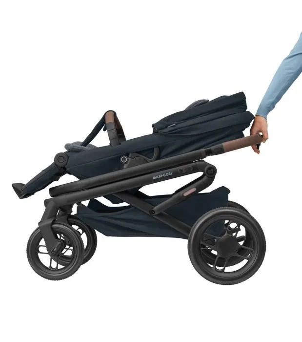 MAXI-COSI Pack poussette Lila XP+, poussette bébé confort et nacelle bébé, dès la naissance, Essential Graphite-4