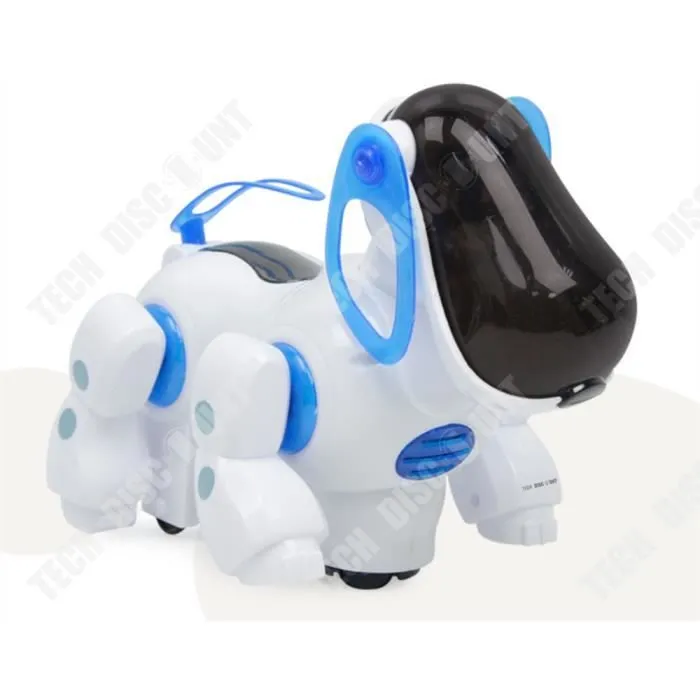maginifique chien electronique musical de compagnie enfant qui marche qui court robot interactif pas cher mini jouet lumiere-2