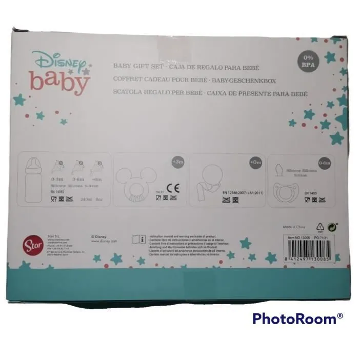 Coffret biberon cadeau Mickey-2