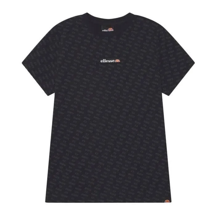 Tee shirt enfant Ellesse Junior Arancie - Noir - Manches courtes - 100% Coton-0