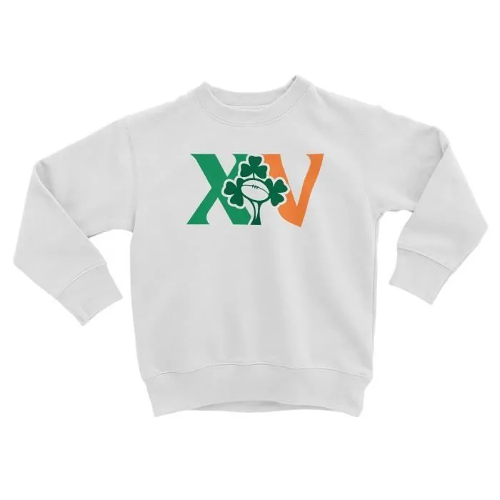 Sweatshirt Enfant XV Irlande Rugby Sport Ballon Equipe-0