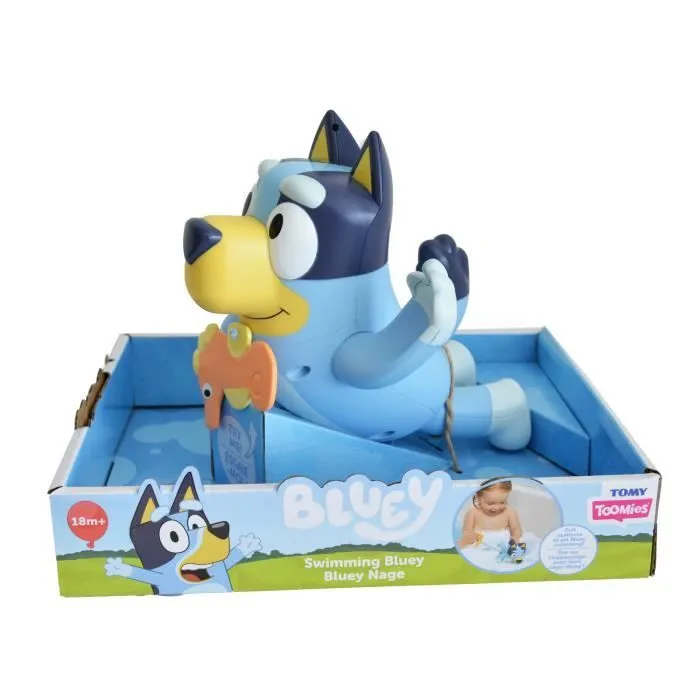 Jouet de bain - TOOMIES - Bluey Nageur - Nage sur le ventre et le dos - Mixte-0