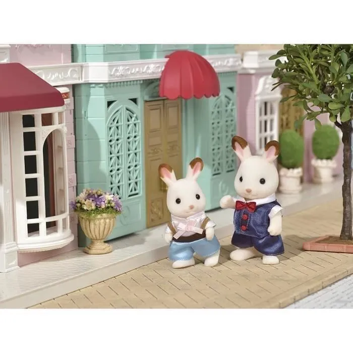 Vêtements de soirée pour pères et fils - SYLVANIAN FAMILIES - 6019 - Rouge - Intérieur - La ville-1