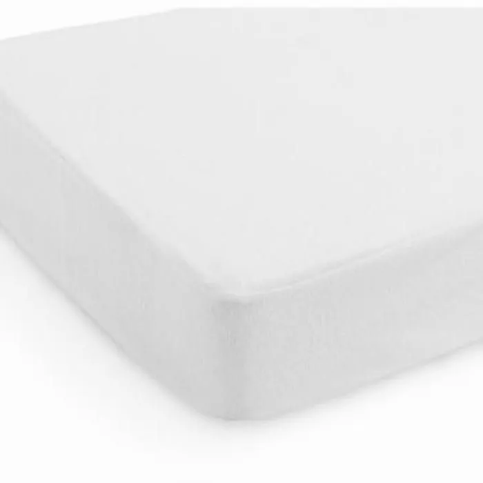 Drap-housse Éponge Imperméable Blanc - 60 x 120 cm - Jollein - Lit bébé-2