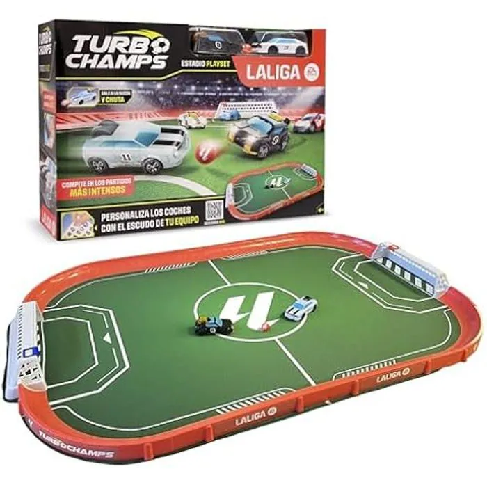 Turbo Champs LaLiga Stadio, avec 2 voitures exclusives, la passion pour le football se confond avec l'émotion des voitures, joue-0