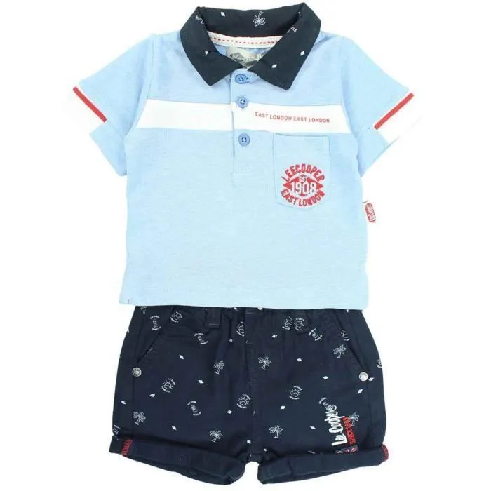 Ensemble bébé - Lee Cooper - LC11952 2PAC S2-18M - Bleu - Garçon - Confortable-0