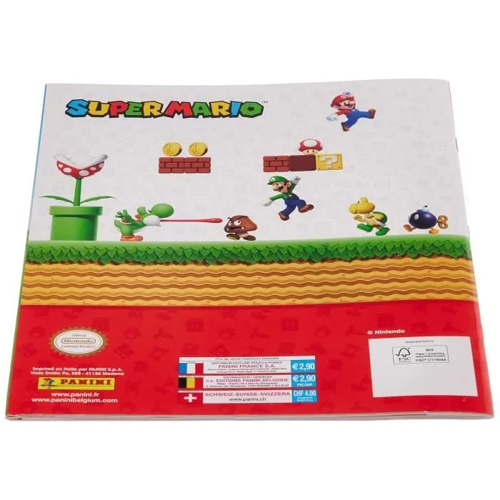 Album SUPER MARIO STICKERS + 4 pochettes + 1 sticker spécial - Nintendo - Collection de 368 stickers-1