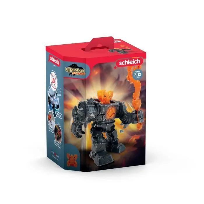Schleich - Cyborg des Ténèbres - Lave - 42597 - Gamme : Eldrador Mini Creatures-1