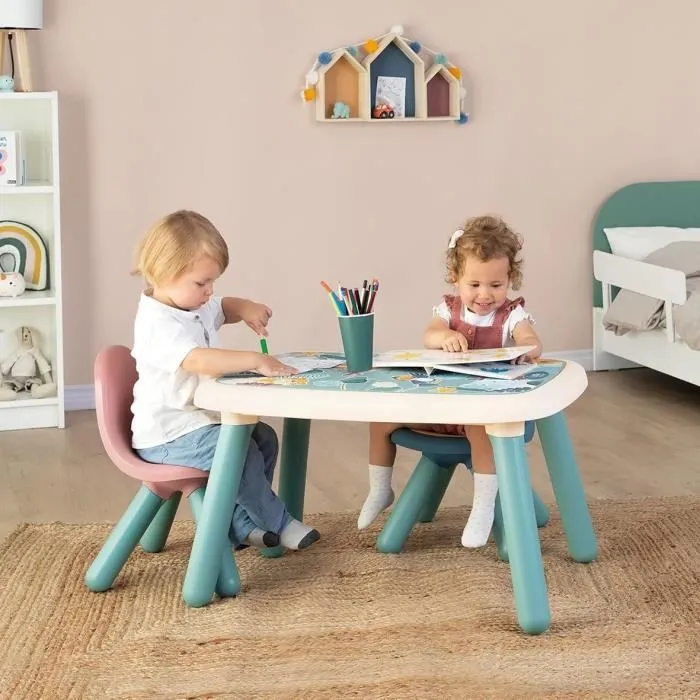 Little Smoby - Chaise enfant rose - Pieds soufflés - Intérieur et Extérieur - Anti-UV-2