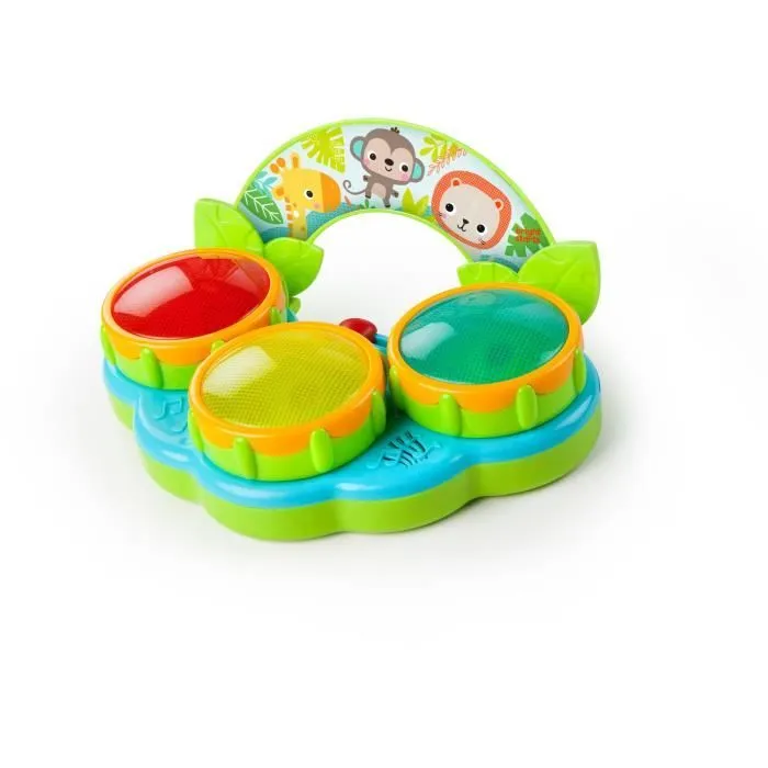 Jouet tambour musical avec lumières - BRIGHT STARTS - Safari Beats - 3 mois et plus-1