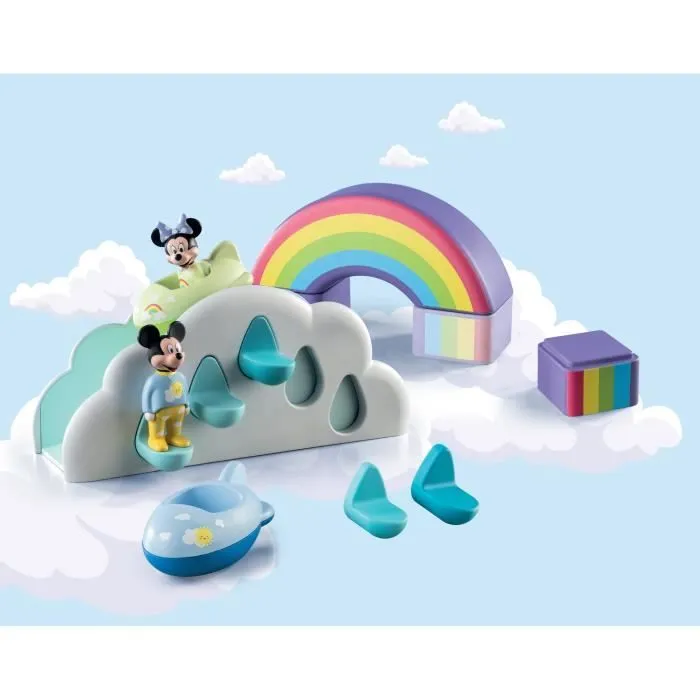 PLAYMOBIL 1.2.3 - Maison des nuages de Mickey et Minnie - Disney - 16 pièces-3
