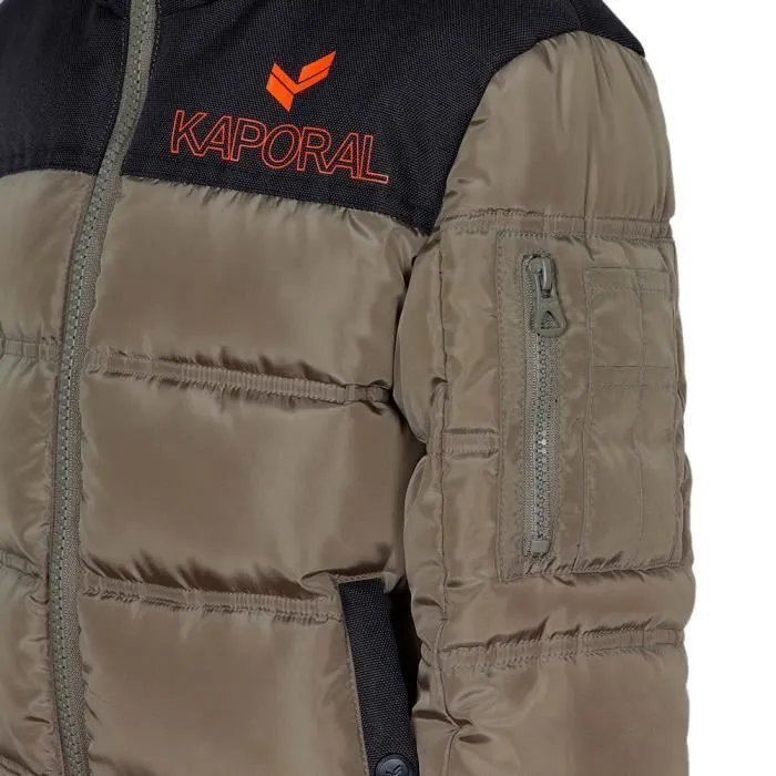Doudoune enfant - Kaporal Momir - Kaki - Manches longues - Capuche amovible-2