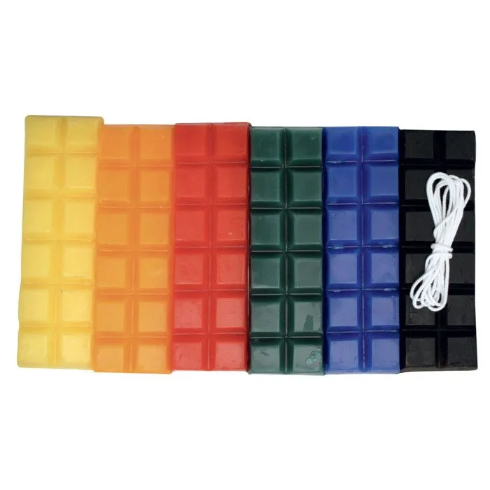 Bougie à modeler 6 barres Couleurs primaires 240 g-1