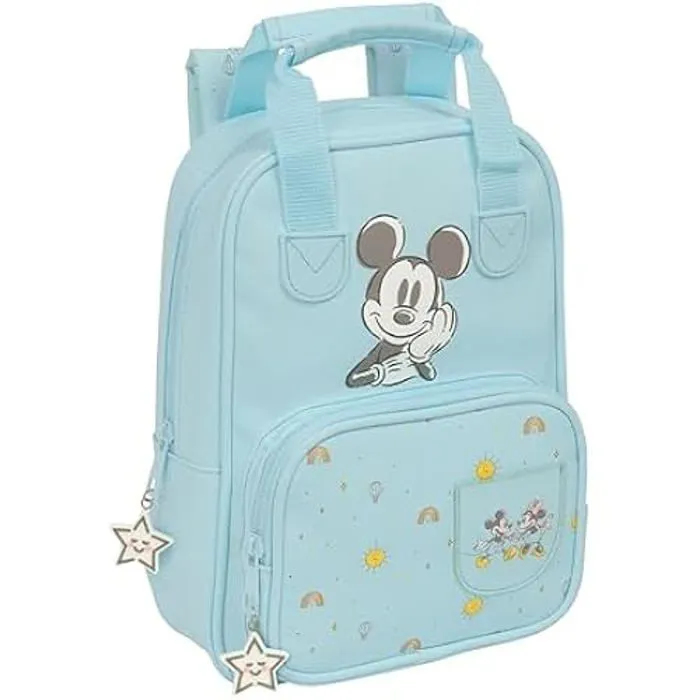 Sac à dos pour enfant Mickey Mouse Baby - SAFTA - Bleu - Tissu recyclable - Mixte-0