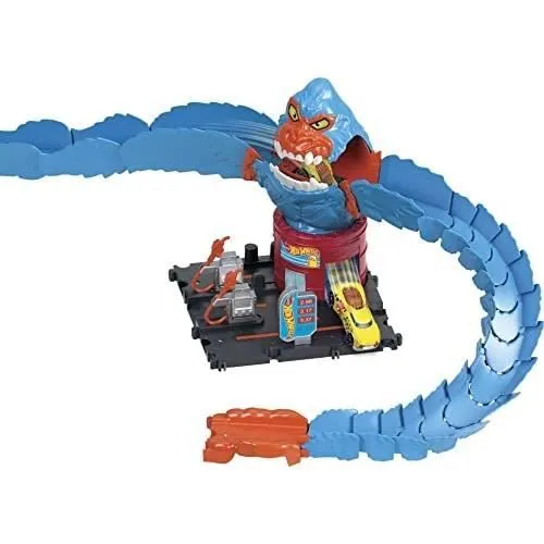 Coffret - Hot Wheels - Attaque du Gorille Gary - 1 voiture et 1 station service - A partir de 3 ans - Mixte-0