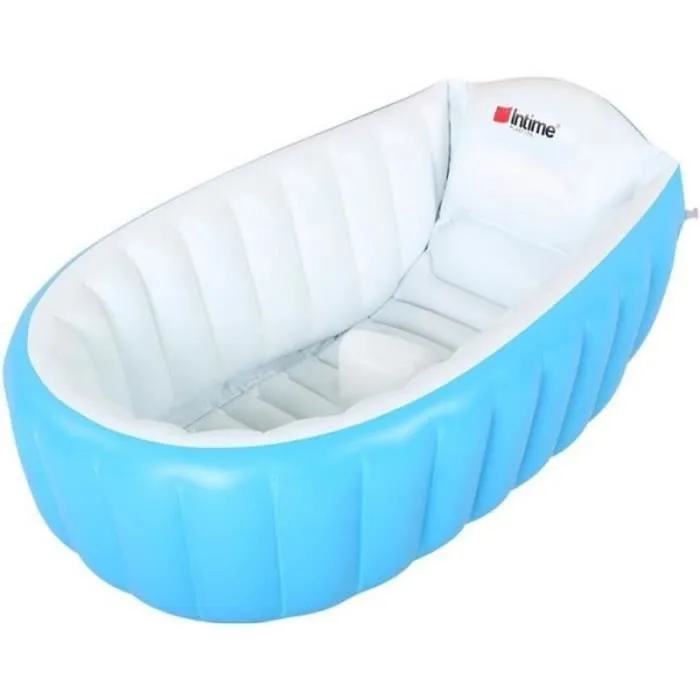 BAIGNOIRE Baignoire Gonflable Bébé Enfant Piscine Gonflable Bassine Siège de Baignoire Confort Portable Douche pour 0-3ans-0