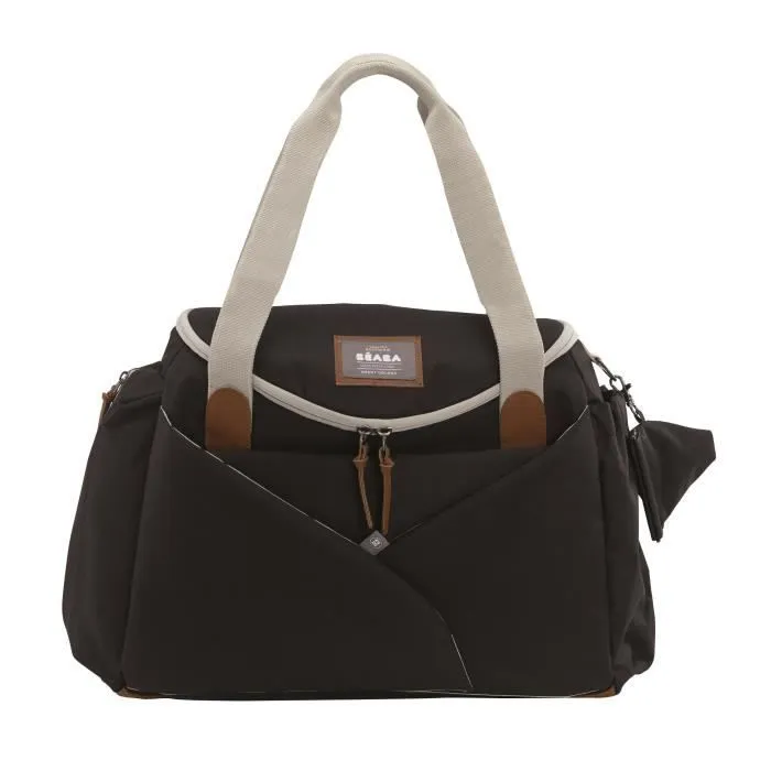 Sac à langer - BEABA - Sydney II - Modulable - Grande contenance - Noir-0