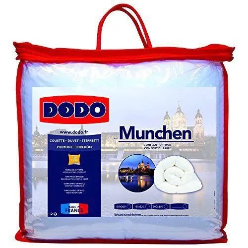 Dodo 28301135 Munchen Couette Polyester Blanc 135 x 200 cm-0