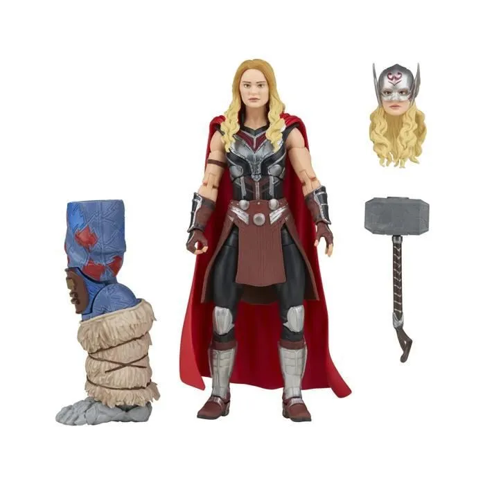 Figurine de Collection - HASBRO - Mighty Thor de 15 cm - Blanc - Marvel - Mixte - 3 ans et plus-1