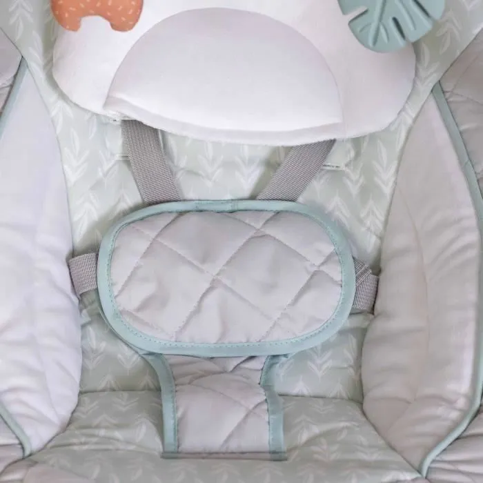 INGENUITY Transat bébé balancelle électrique pliable -Cosy Spot- arche jouets amovible, réglages balancement, minuterie, inclinaison-1