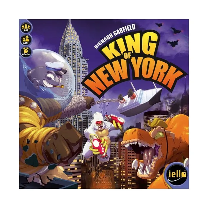 Jeu de société King of New York - IELLO - Version française - Pour 2 joueurs ou plus - Durée du jeu: 30 min-2