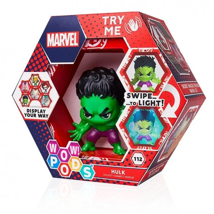 Figurine WOW! Pods Marvel - WOW STUFF - Hulk - Vert - 175g - 15x5.3x15cm - A partir de 3 ans-2