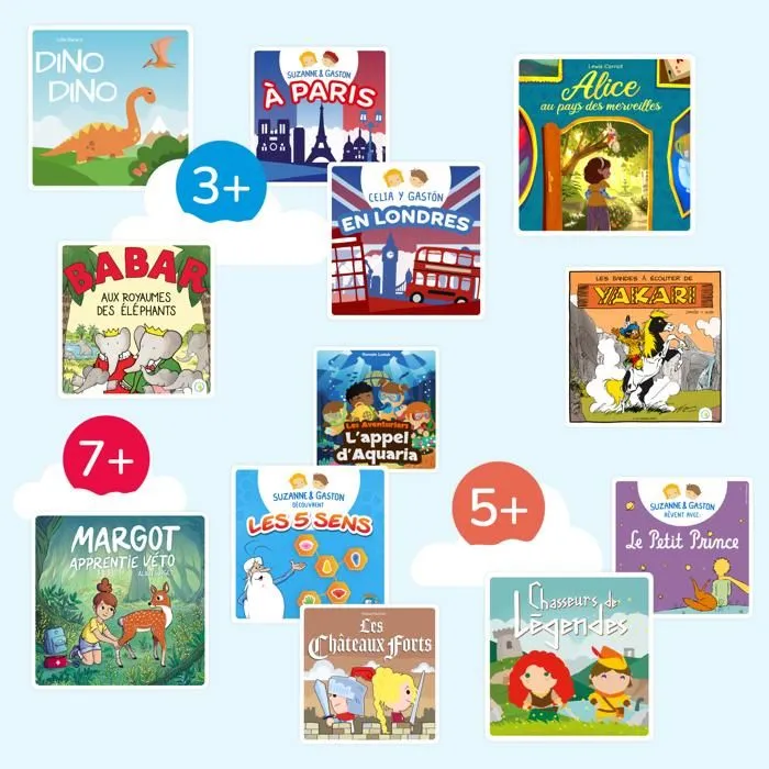 Livre audio interactif - Lunii - Coffret Margot, apprentie véto - 12 histoires - 1h45 d'écoute - Dès 7 ans-5