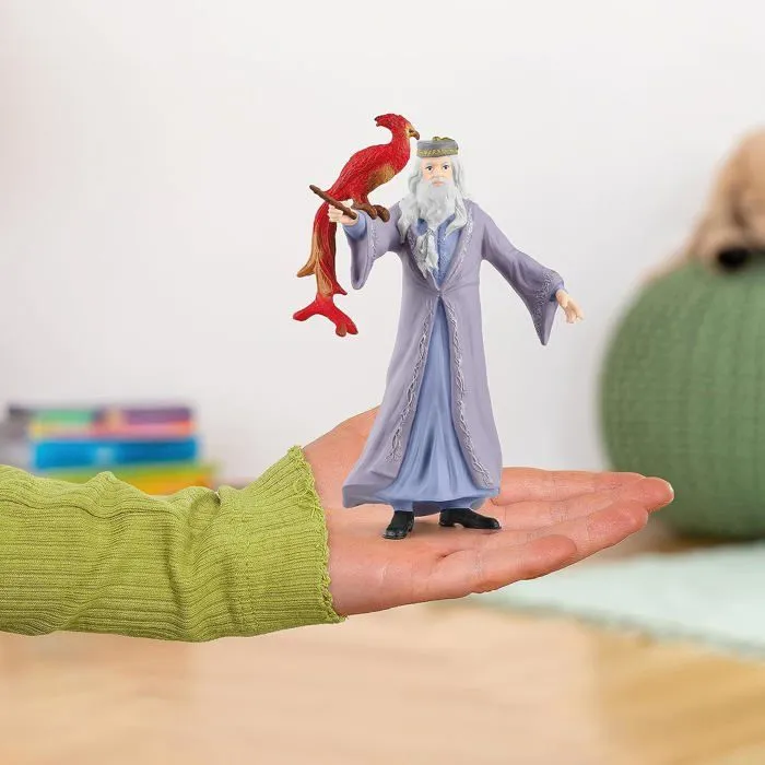 Figurine Dumbledore et Fumseck, Harry Potter, pour enfants dès 6 ans, Schleich 42637 Harry Potter, Univers WIZARDING WORLD-3