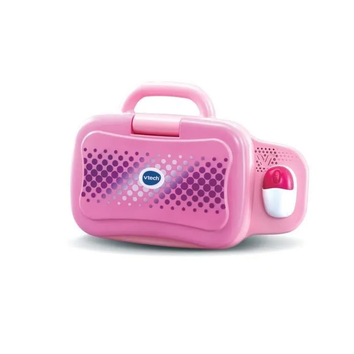 Ordinateur éducatif VTECH ORDI GENIUS PRO ROSE pour enfants de 3 à 7 ans avec souris et 20 activités incluses-3