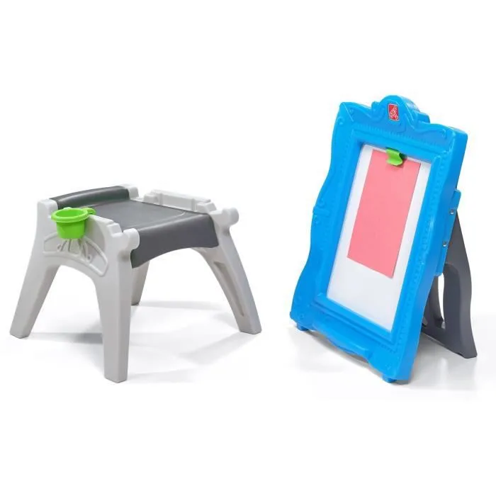 Chevalet pour enfant - STEP2 - Transformable en tabouret - Multicolore - Mixte - À partir de 3 ans-0