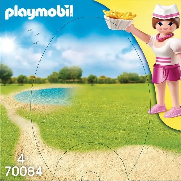 PLAYMOBIL - Les œufs de Pâques - Serveuse avec comptoir - 17 pièces - Allemagne-1