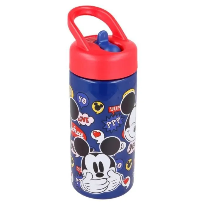 Gourde à paille - Disney - Mickey - 410 ml - Sans BPA - Multisport-0