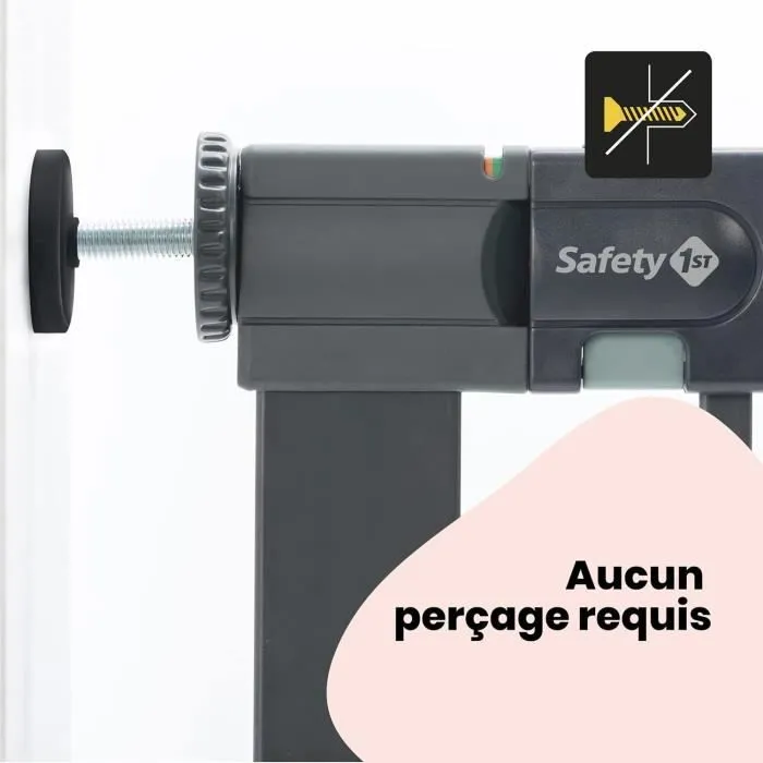 Barrière de sécurité enfant Easy Close Metal - SAFETY 1ST - Réglable de 73 à 80 cm - Anthracite - Métal-4