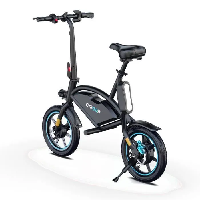Draisienne électrique - GYROOR - C147 - 36V/7.8Ah - 350W - 14 pouces - App mobile - support de téléphone-2