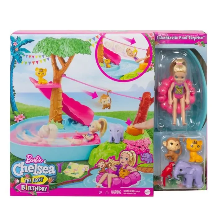 Barbie - Coffret Chelsea Rivière de la Jungle - Dès 3 ans-4