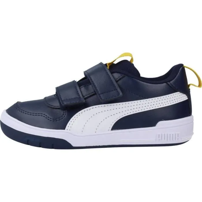 Basket Enfant - PUMA - 125562 - Bleu - Synthétique - Fermeture Scratch-1