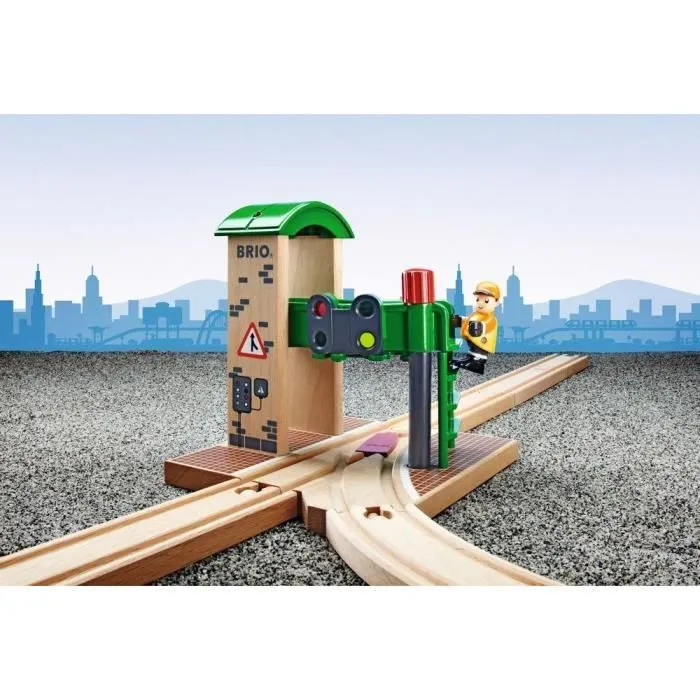 Brio World Station de Controle et d'Aiguillage - Accessoire pour circuit de train en bois - Ravensburger - Mixte dès 3 ans - 33674-4