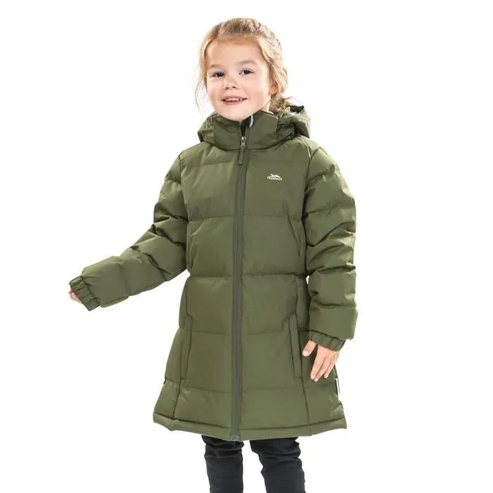 Veste hiver fille - TIFFY - Imperméable - Respirante - Vert - Capuche ajustable-2