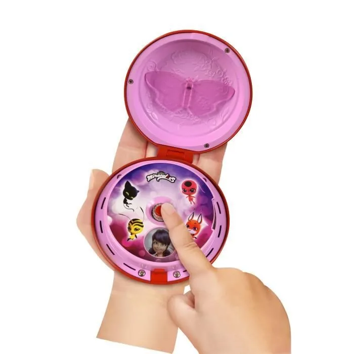 Téléphone Magique Ladybug - BANDAI - Miraculous - 30 phrases - Enfant 4 ans - Rose Violet-3