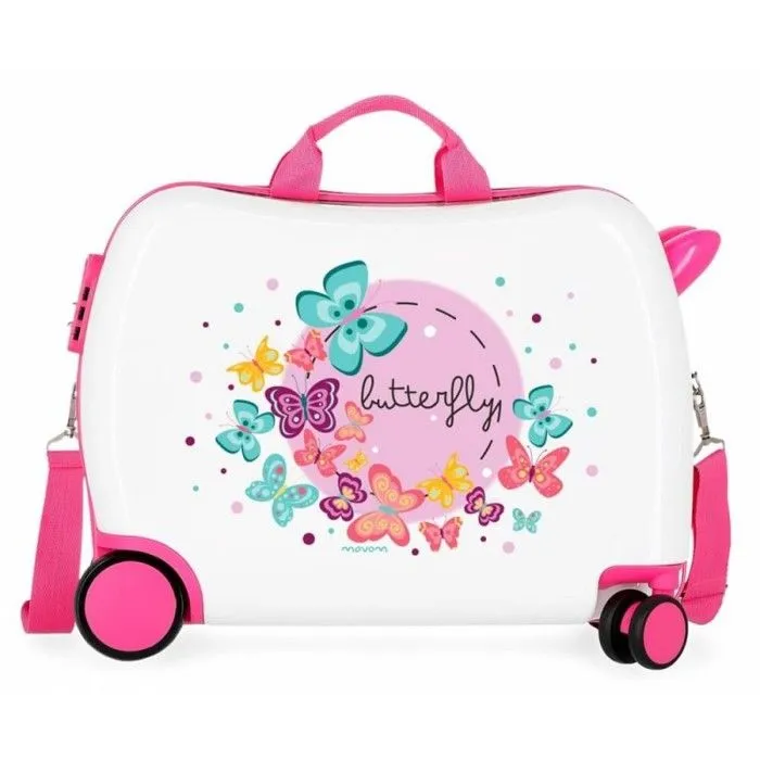 MOVOM Valise Enfant porteur, 2 roues multidirectionnelles terfly - 3729861-0