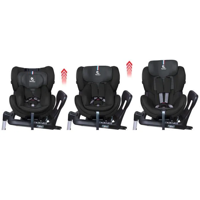 RENOLUX Siège auto Dos Route R129 i-size 40-105 cm Softness® GAÏA+ Carbon-0