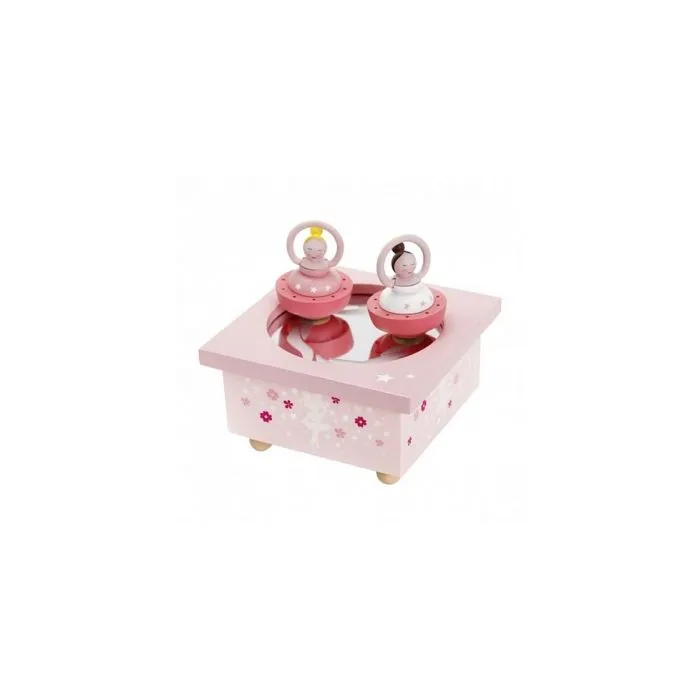 Boite à Musique Bois Ballerine Rose - Trousselier S95025 - Pour Bébé Fille de 0 à 6 ans-3