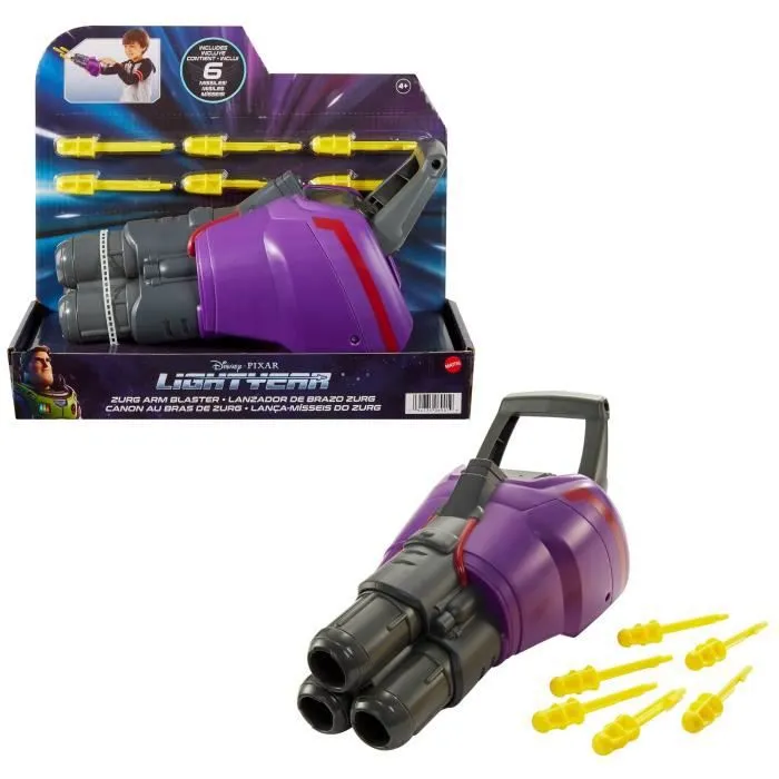 Figurine d'action Pixar - Lightyear - Le Pistolet De Zurg - Noir/Violet - Dès 4 ans-3