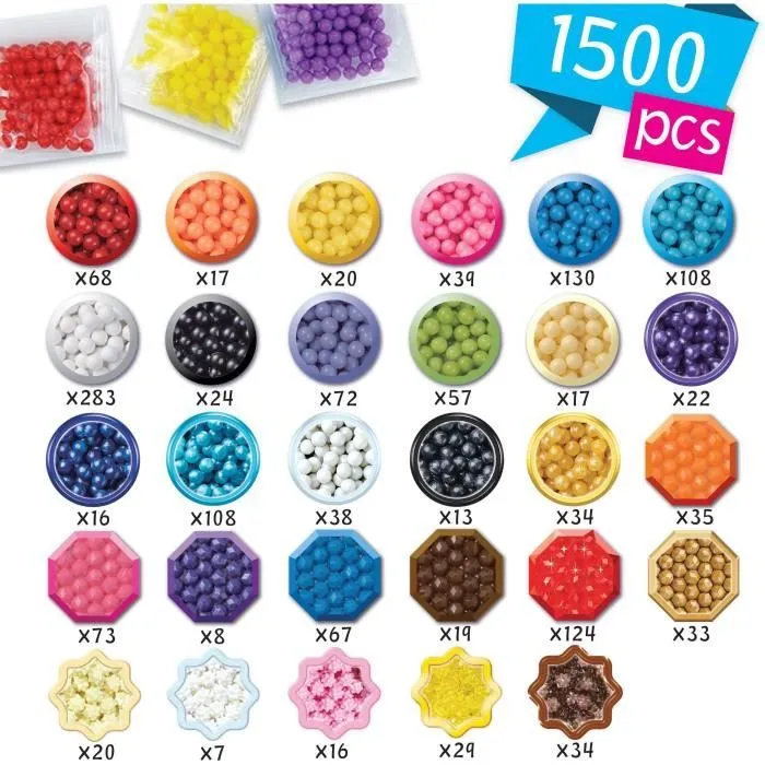 Coffret création - AQUABEADS 35046 - La vie aquatique-1
