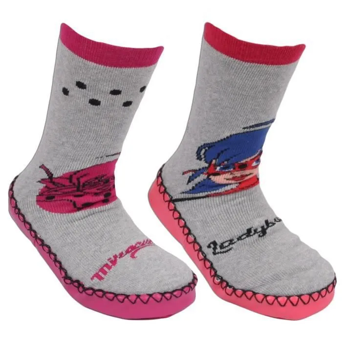 Chaussons chaussettes lot de 2 Zag Heroez-1