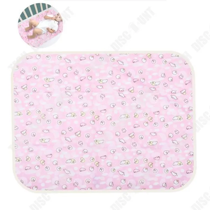 TD® Coussin imperméable lavable absorbant diamant velours coussin nouveau-né universel bébé coussin universel doux et doux pour la p-0